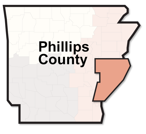 Phillips County map
