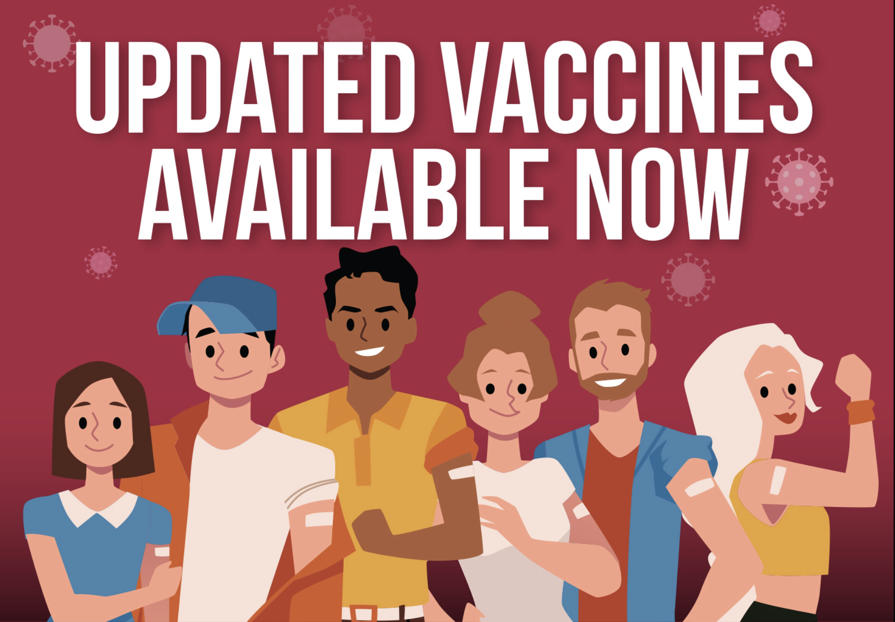 Updated-vaccines Updated vaccines now available graphic