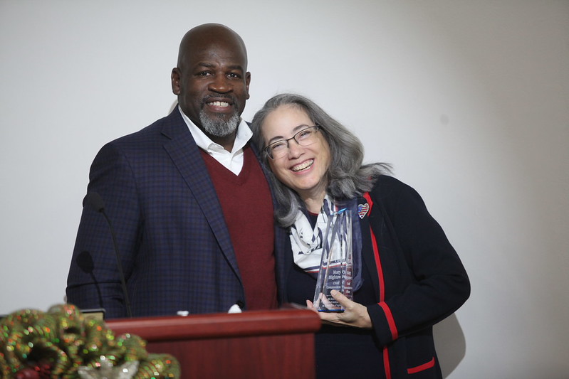 Deacue Fields with Mary Hightower