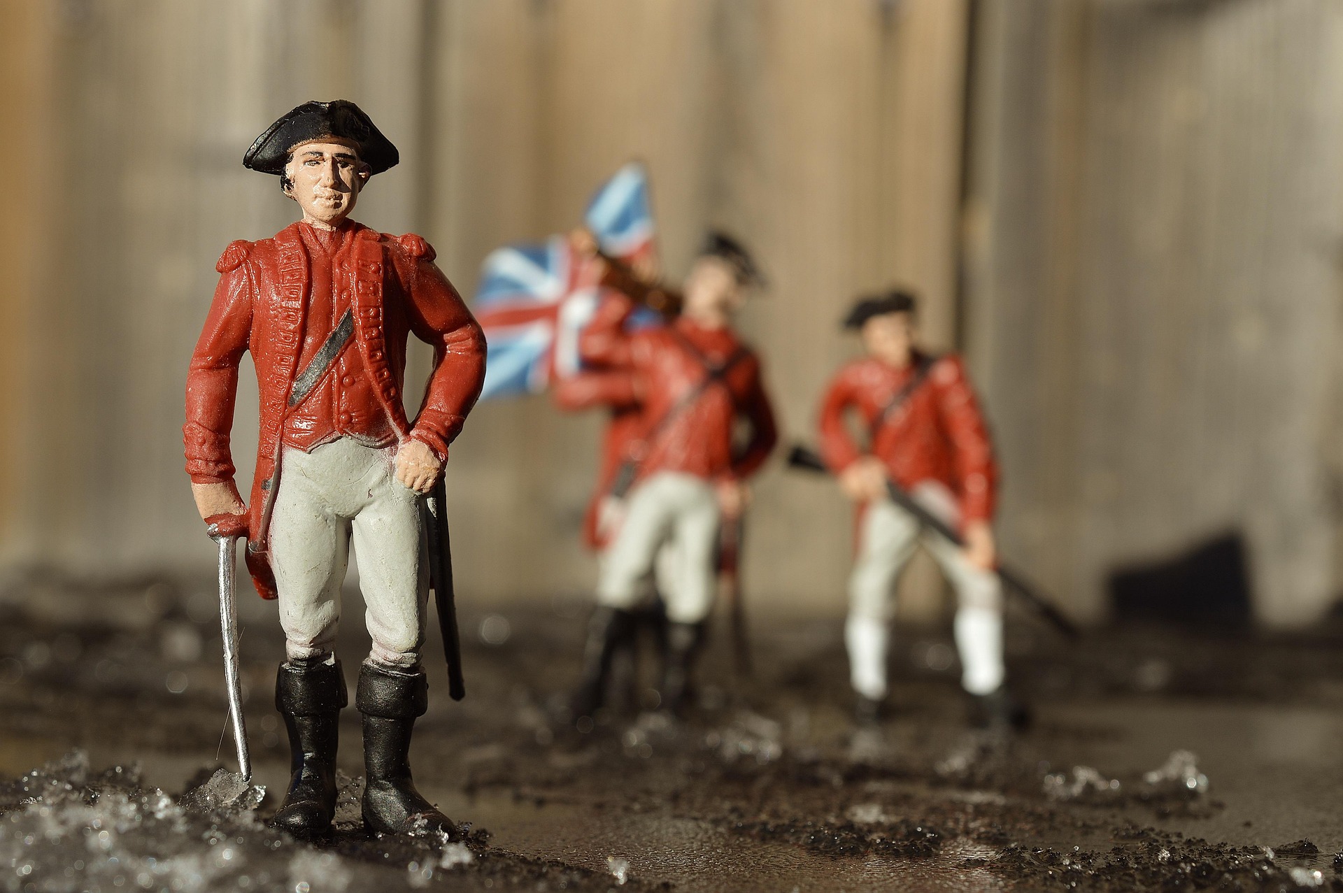 Toy soldier redcoats