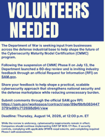 volunteers needed