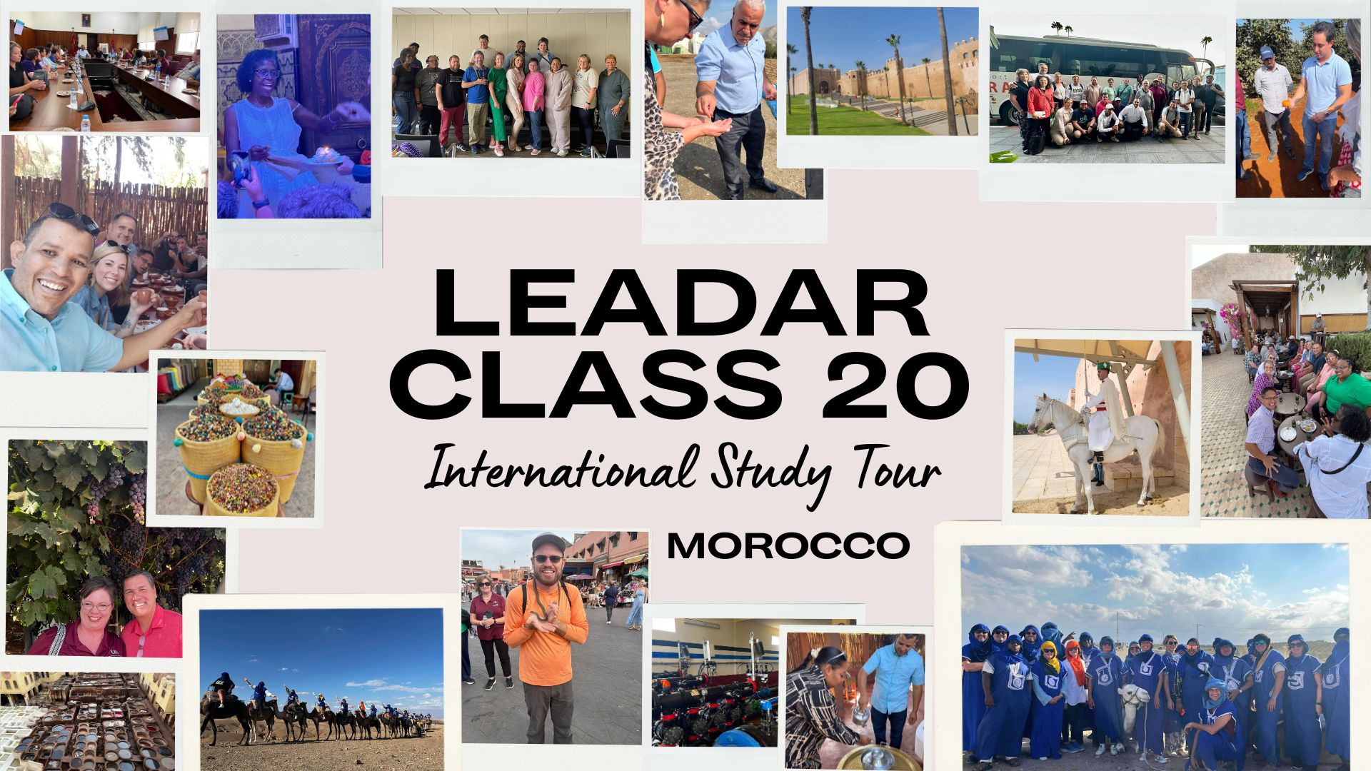 Photo collage LeadAR Class 20 international study tour