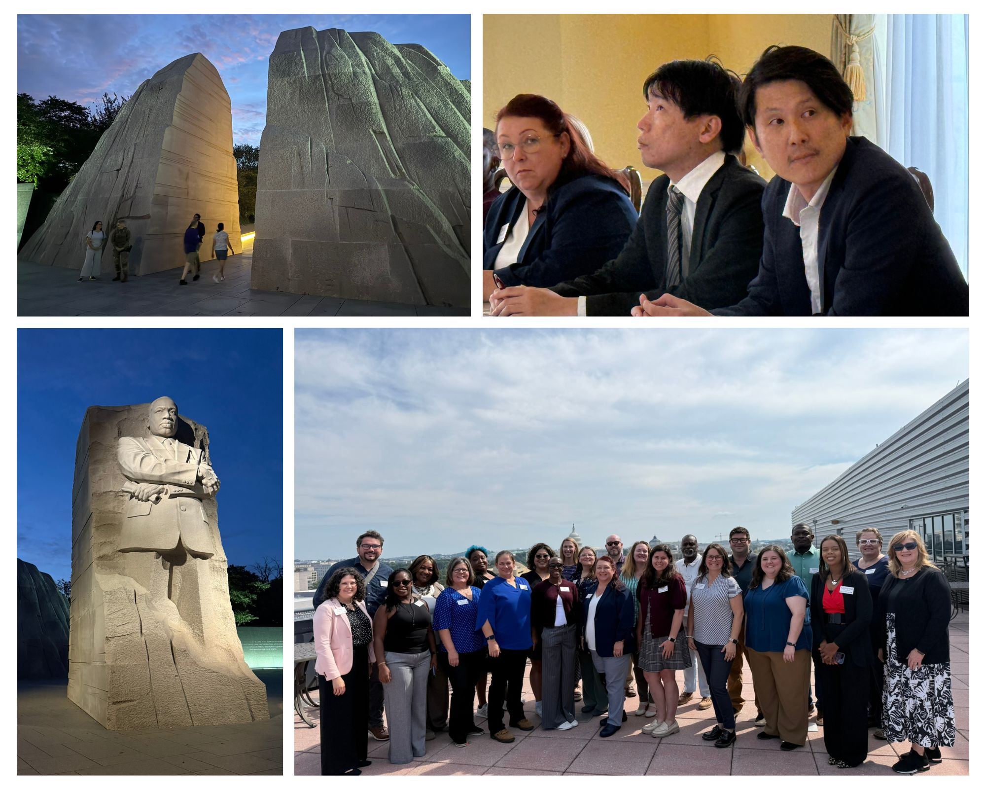 Photo collage of LeadAR Class 21 in Washington, D.C.