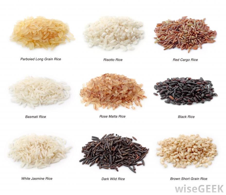 how many types of rice