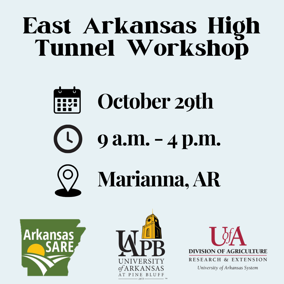 High Tunnel Workshop in Marianna on October 29th