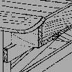 Drawing of wood building a structure