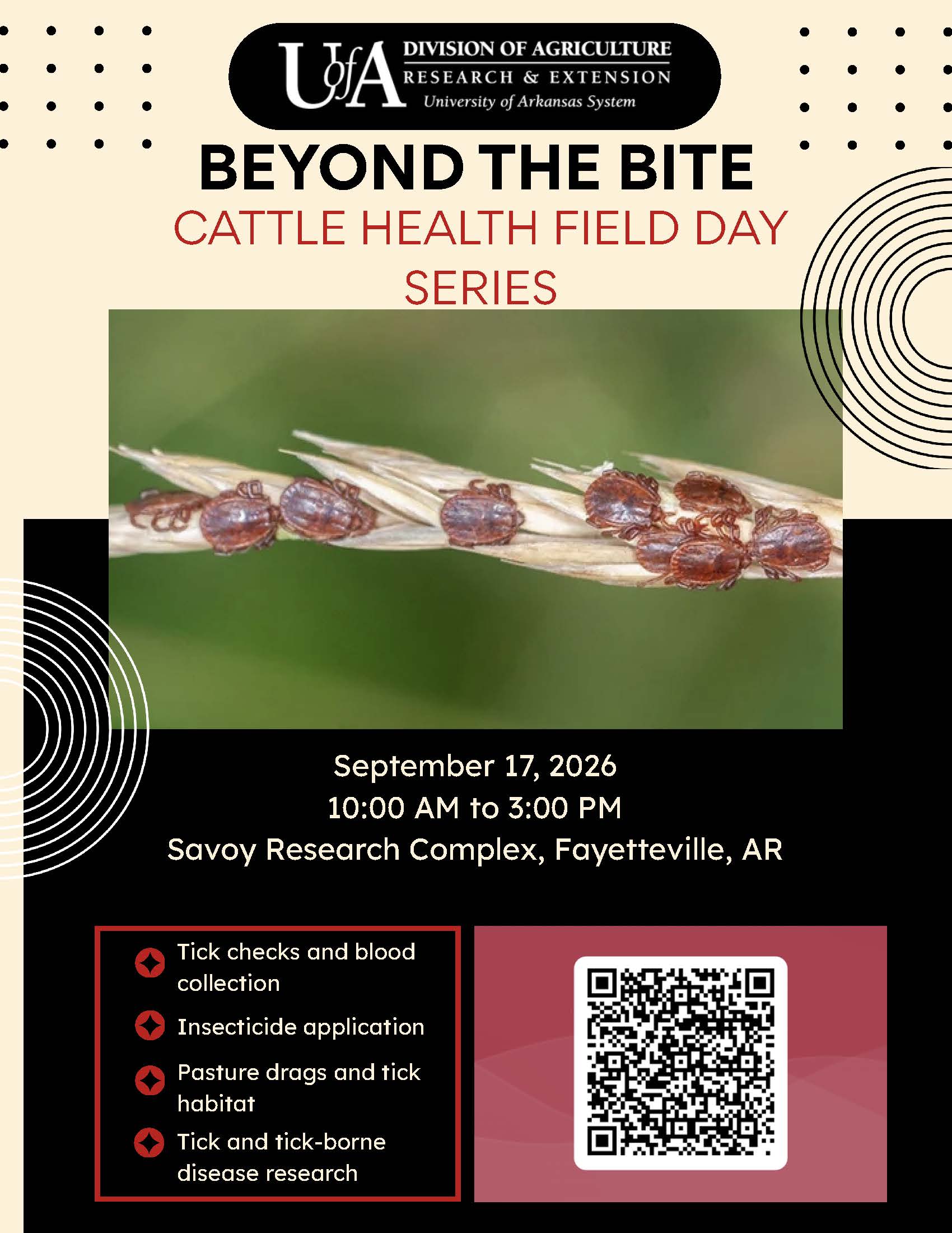 Decorative event flyer.
