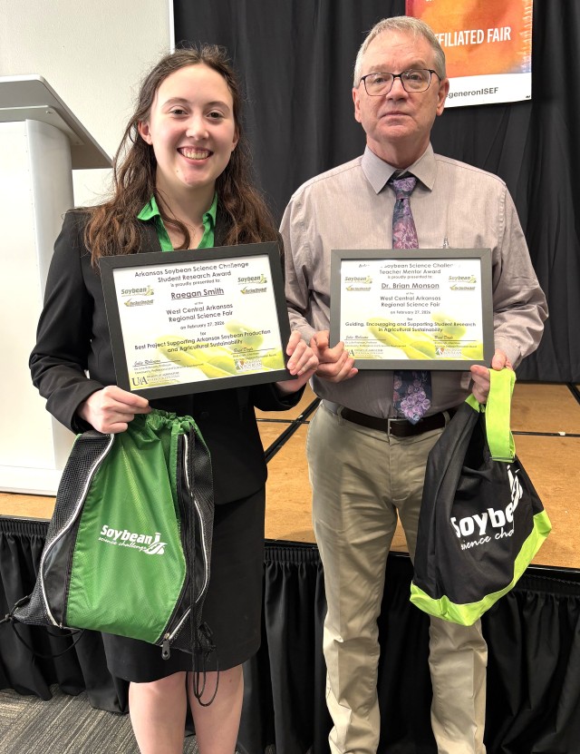 Reagan Smith and Dr. Brian Monson