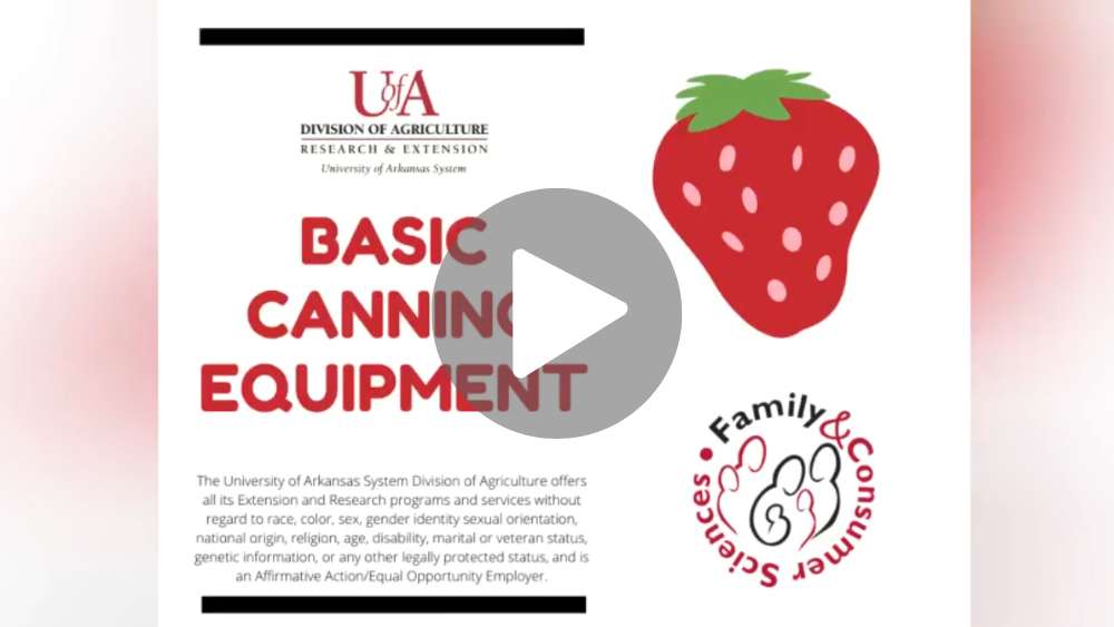 basic canning equipment video