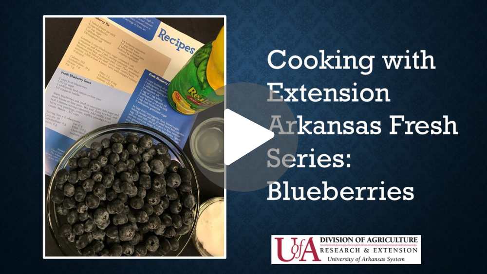 cooking with blueberries video