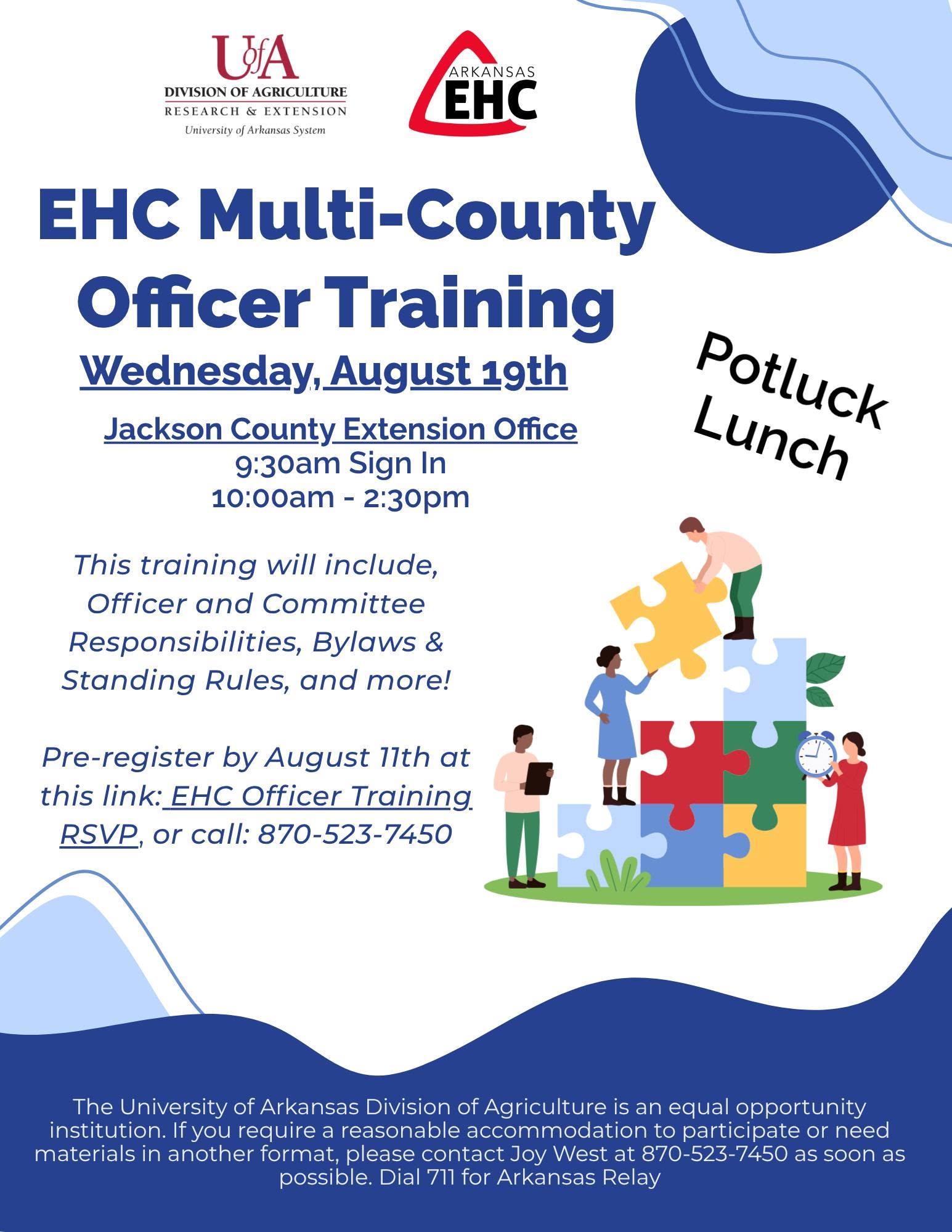 Jackson County EHC Officer Training Jackson County EHC Officer Training