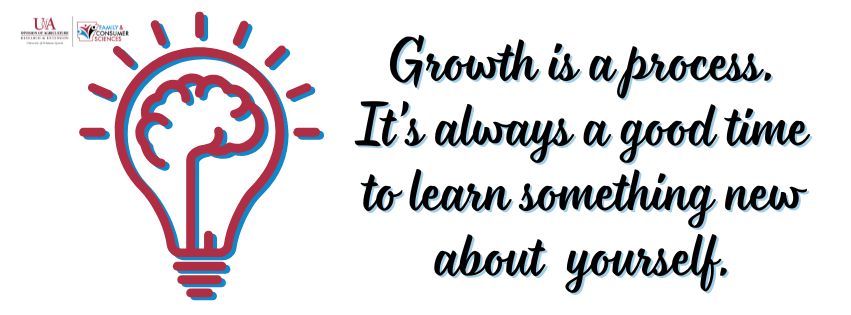 Growth is a process. It's always a good time to learn something new about yourself. 