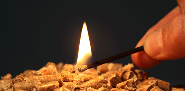 match lighting a flame