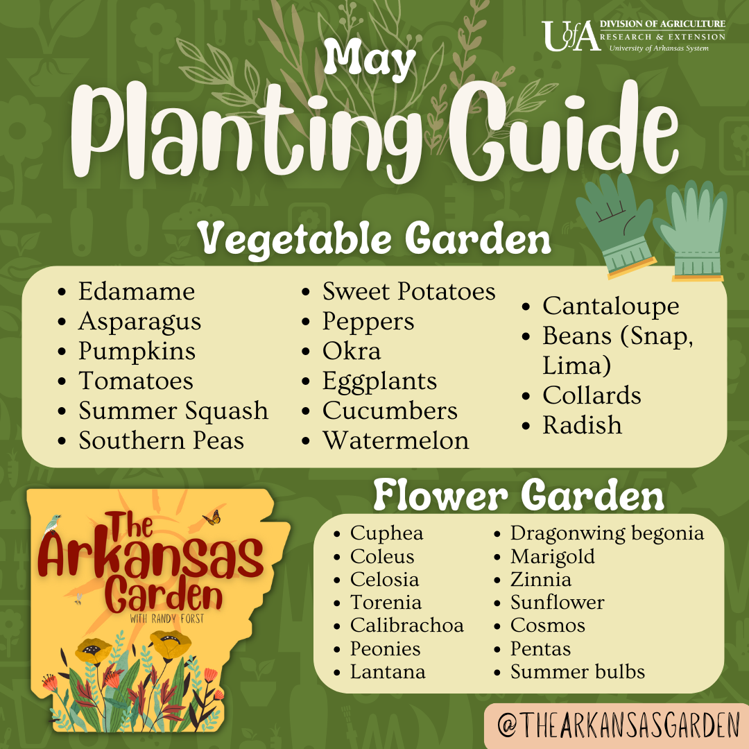 May Planting Guide for social media